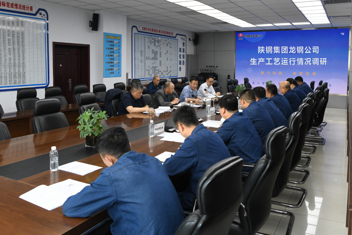 杜東興、習(xí)紅斌一行到龍鋼公司調(diào)研