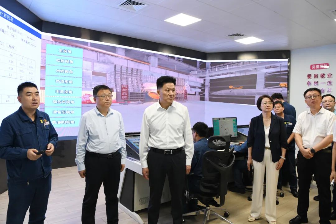 陜西省縣（區(qū)）產(chǎn)業(yè)工人隊伍建設改革現(xiàn)場觀摩團走進陜鋼集團龍鋼公司