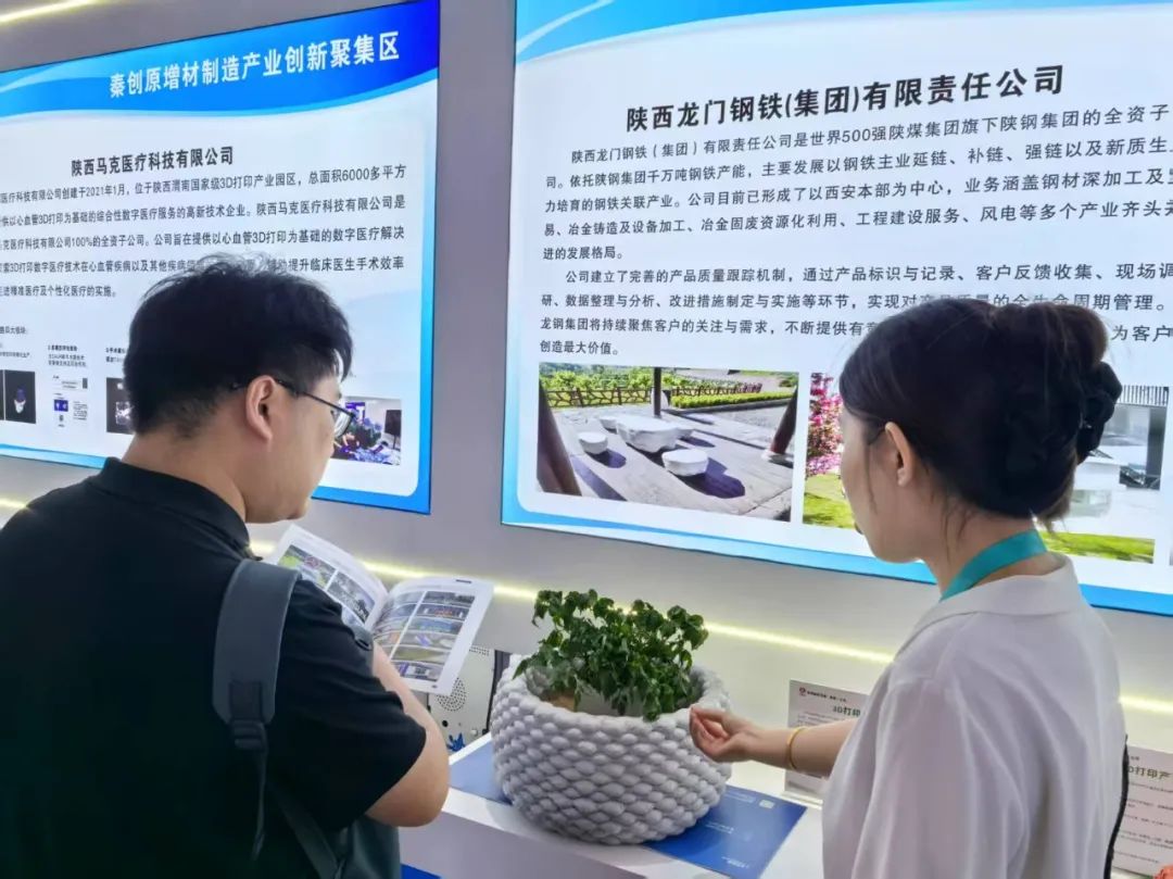 展現(xiàn) 3D 打印技術(shù)魅力，深化合作新機(jī)遇——龍鋼集團(tuán) 3D 打印產(chǎn)品亮相絲博會(huì)